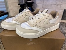 Vionic Karmelle Beige/Cream Leather Suede Ath...