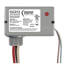 Functional Devices CLC212 Light Controller Relay 10A SPST 120-277Vac
