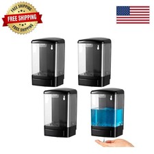 Commercial Grade 4 Pcs Clear Soap Dispenser, 33.8 Oz Capacity for Hygiene