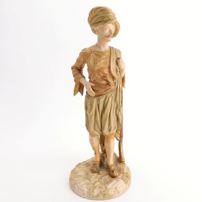 Royal Worcester Porcelain Male Indian Bringaree Figurine James Hadley 1243