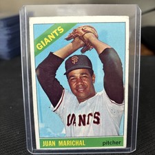 Juan Marichal 1966 Topps Baseball Card #420 San Francisco Giants