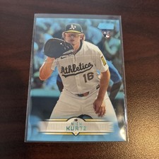 Nick Kurtz #9 Light Blue Base Parallel Athletics 2025 Stadium Club Baseball