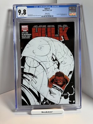 Hulk #2 McGuinness Sketch Cover Variant Cover CGC 9.8 Rare 2008