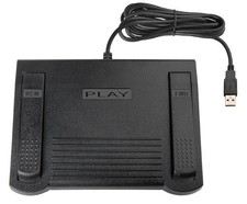ECS-WMP-R Windows Media Player Foot Pedal - Rewind/Play/Forward Option