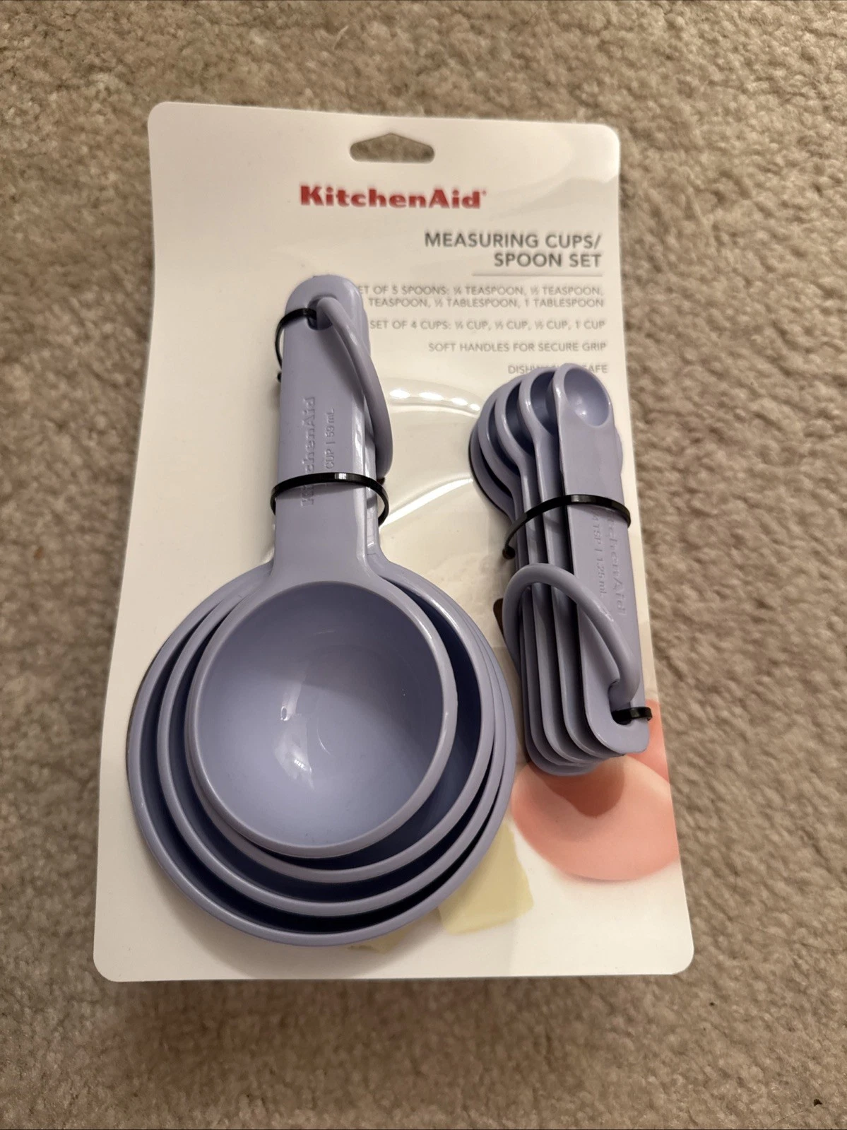 KitchenAid Measuring Cup and Spoon Set Lavender KQ475OHLVA