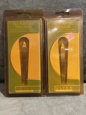 DENCO ULTRA ALL PURPOSE TWEEZERS #4871 POINTED TIP - STAINLESS STEEL -2 PACK NEW