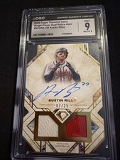 2025 Topps Diamond Icons Auto Austin Riley Dual Relic 7/25 CGC 9