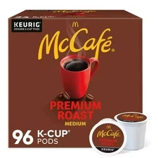 McCafe, Premium Roast Coffee, Keurig Single Serve K-Cup Pods, 96 Count
