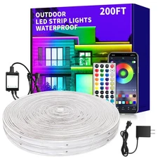 200ft Outdoor LED Strip Lights Waterproof IP68 Waterproof LED Light Strips with