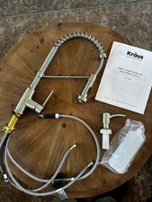 Kraus KPF-2654SFS Oletto Pull Down Kitchen Faucet-READ