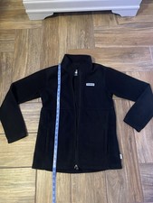 Magellan Outdoors Boys Black Fleece Jacket Full Zip Pockets Size S