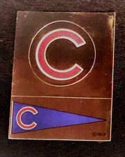 Vintage 1988 Chicago Cubs Team Logo / Pennant Sticker