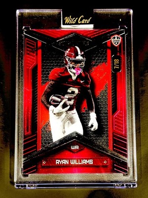 2024 Wild Card Alumination Just the Hits - Ryan Williams Red Splash /18