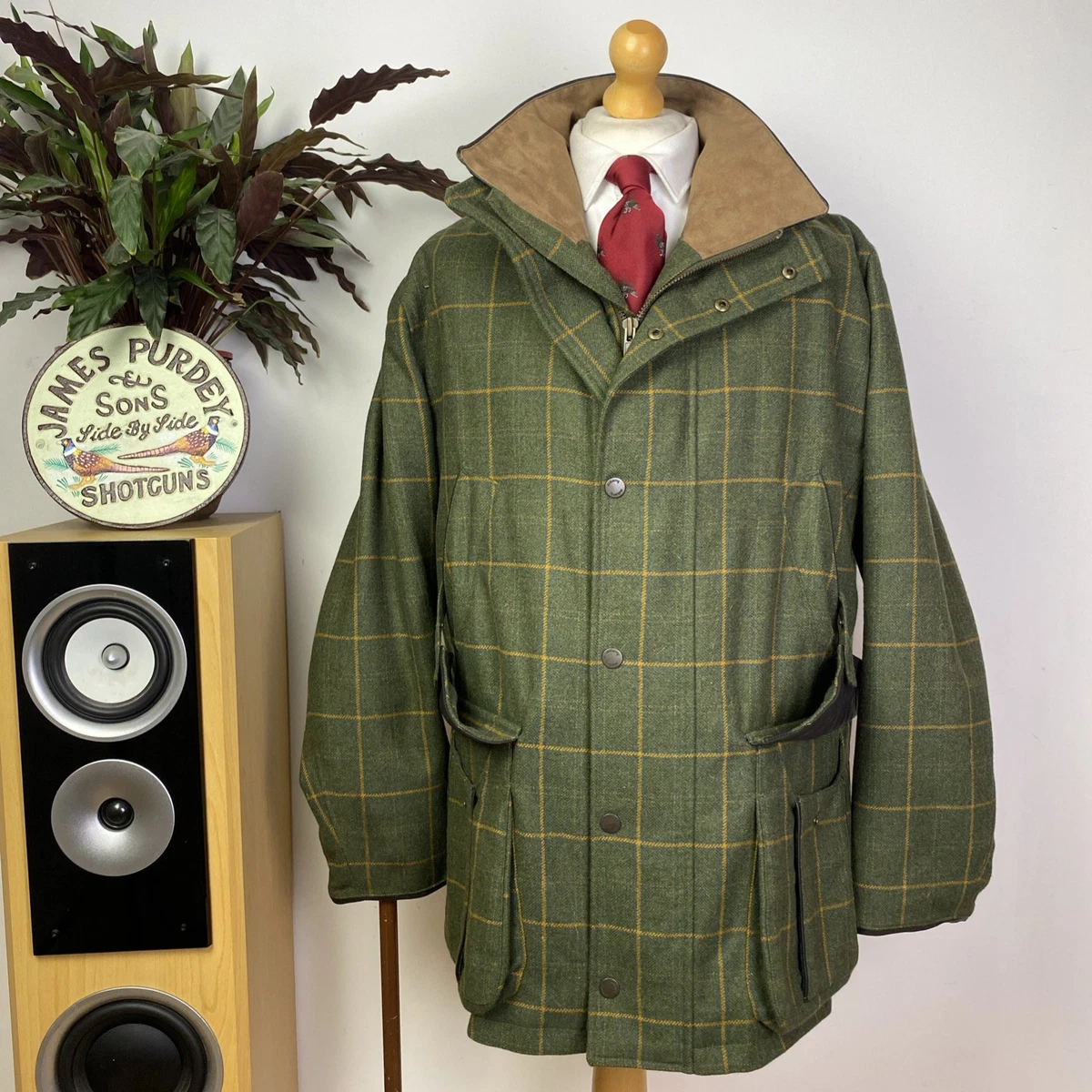 Tweed Hunting Coat in Men's Coats & Jackets for sale | eBay UK