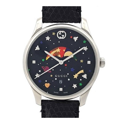 Gucci G-Timeless Quarz Edelstahl Herren Jungen Uhr aus Japan