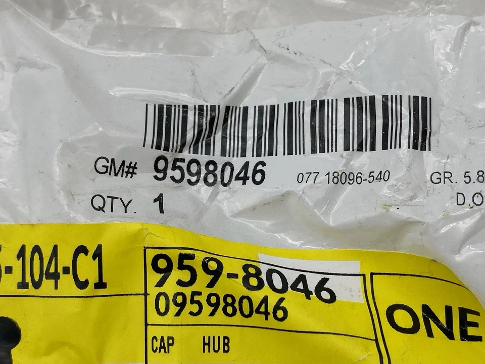 GMC Sierra 1500 Yukon Denali XL 2007-2014 20" tapa central cromada GM 9596381 Foto 4 de 4