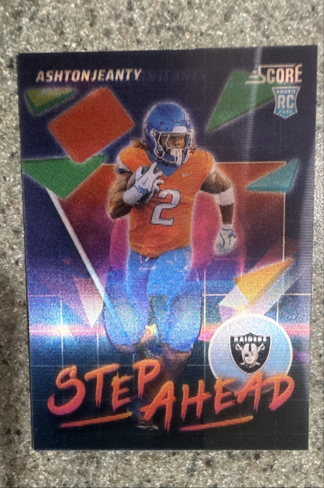 2025 Score - Step Ahead Ashton Jeanty #SA-4 (RC)