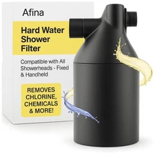 Afina Shower Filter For Hard Water - Removes 99 Chlorine, Harmful Substances ...