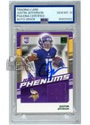 Justin Jefferson 2020 Donruss Rookie Phenoms Green Jersey Auto #RP-JJ PSA/DNA 10