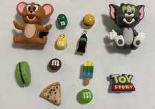 5cm 3D Tom Jerry Shoe Charms for Crocs Set 10 Accessories PVC Waterproof