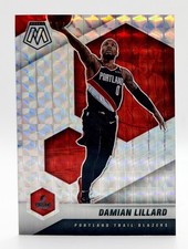 2020-21 Panini Mosaic Prizm #93 Damian Lillard Portland Trail Blazers