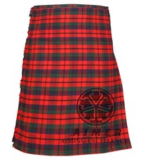 Scottish Handmade Traditional Macnaughton Modern Tartan kilts for Men