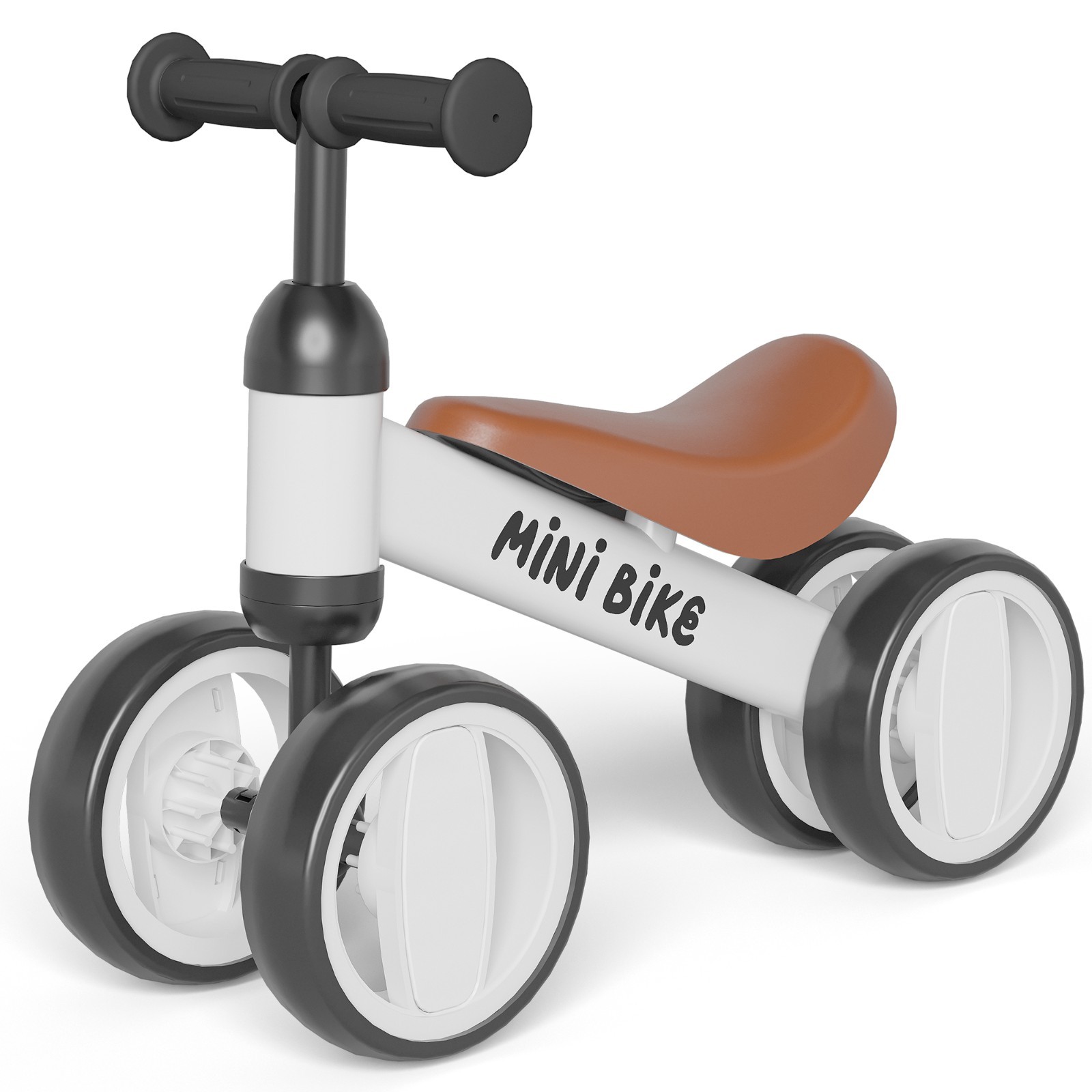 Baby Balance Bike 1 Year Old Boys Girls 12-24 Month Toddler First Bike 4 Wheels