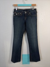 Vintage True Religion Tony Jeans FLARE Womens Tag 26 Low Rise Made In USA 27x29  