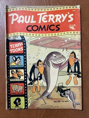 Paul Terry's Comics #93: GD+ to VG Complete/Stable 1952 $7 Ship
