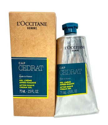 L'occitane Cap Cedrat After - Shave Cream Gel 2.5 oz / 75 ML NIB