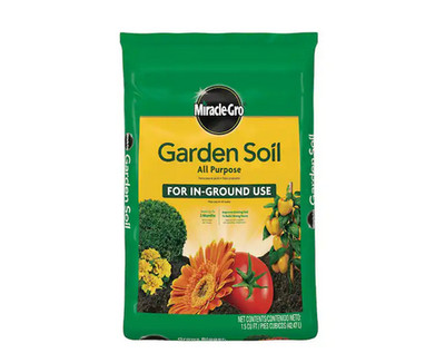 Garden Soil All Purpose 1.5 cu. ft. for In-Ground Use, Gardens and Raised Beds