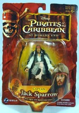 DISNEY PIRATES OF THE CARIBBEAN AT WORLD'S END CAPTAIN JACK SPARRO ACTION FIGURE