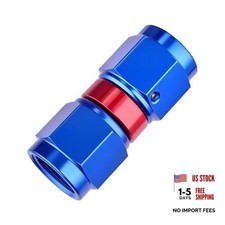 Female to Female Swivel Coupler Union Fitting Adapter Aluminum 6AN Straight