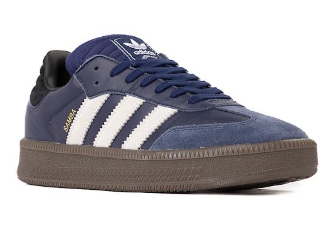 adidas gazelle silver green womens CP Company x Adidas Blue Samba Trainers main image 0