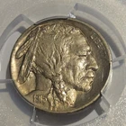 1915-S Buffalo Nickel PCGS Genuine AU Details Cleaned 5c Freshly Graded!