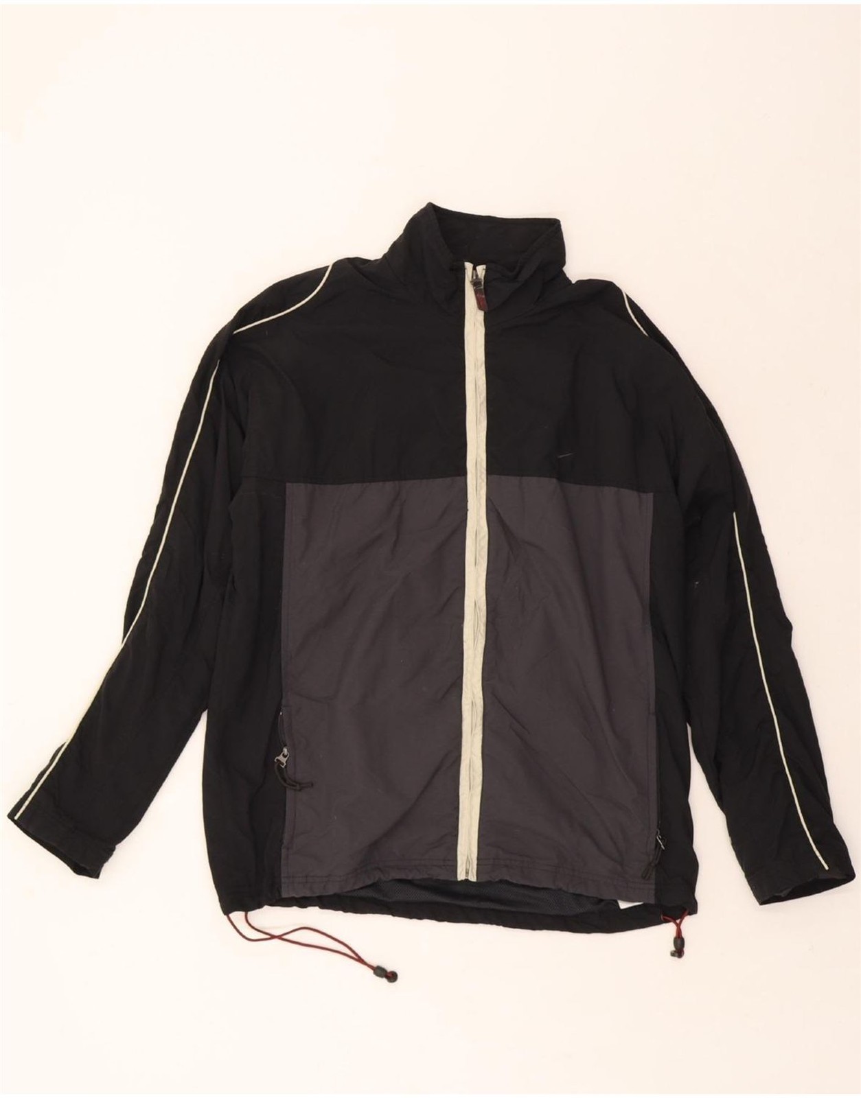 SACAI X NIKE NIKE giacca tuta uomo top UK 39 41 media nera colorblock poliestere DR72