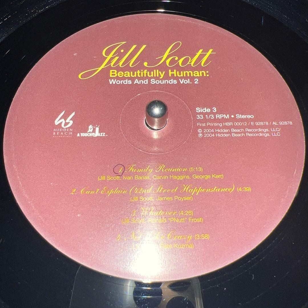 Jill Scott 2LP レコード Jill Scott Beautifully Human Words And Sounds Vol. 2 2LP Record