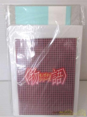 ANIPLEX Monogatari Serie Hitagi Reproduktion Original Gemälde Set mit gebrauchten