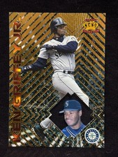 KEN GRIFFEY JR. 1997 PACIFIC COLECTION #63 GOLD WITH SPANISH ON BACK VARIATION