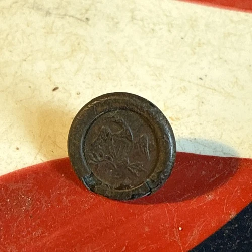 Dug Pre Civil War 💥 🇺🇸 💣 Jacksonian Button Eagle Nice
