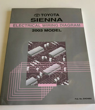 2003 Toyota Sienna Electrical Wiring Diagram Manual EWD