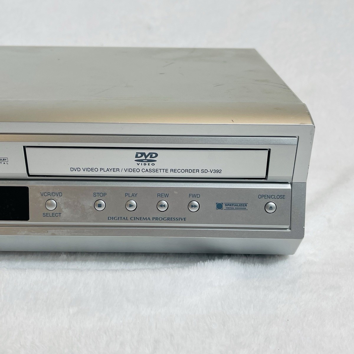 Toshiba DVD VCR Combo Player Model SD-V392SUA Tested Works No