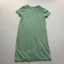 Universal Thread T-Shirt Dress Womens Extra Small Green Excellent Slub Knit Mini