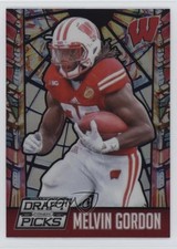 2015 Panini Prizm Collegiate Draft Picks Stained Glass Melvin Gordon III #82 0m0