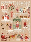 French cross stitch Chart  Perrette Samouïloff Le kiosque de Noël