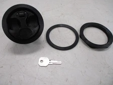 WHITECAP T-STYLE COMPRESSION HANDLE LOCKING LATCH BLACK MARINE BOAT