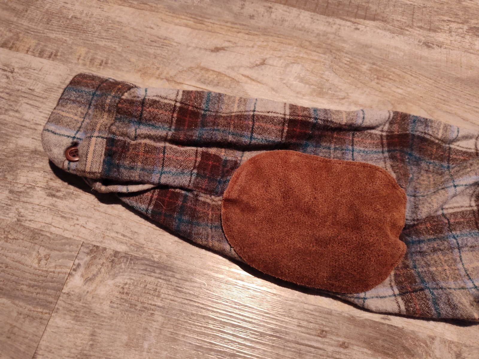 Vintage Pendleton Plaid Button Up Wool Leather Bo… - image 16