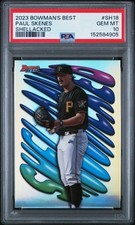 2023 Bowman's Best Baseball Paul Skenes Shellacked Insert Pirates #SH18 PSA 10