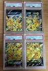Pokemon 25th Celebrations Pikachu Union V Japanese PSA 10 Sequential Set