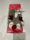 Studio Noel Reindeer  Ladies Christmas Novelty Slippers Footsies